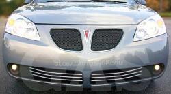 Uvex Pontiac G6 -Krómozott díszlécek Chrome Grill Lökhárító Tuning