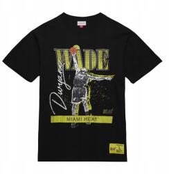 Mitchell & Ness Mitchell Ness Nba Player Vintage Miami Heat Dwyane Wade póló L (TNNC6608-MHEYYDWABLCK)