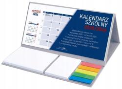 Wokół Nas Iskolai naptár 2025/26 jegyzettömbbel, szürke (KB058B-SZARY)