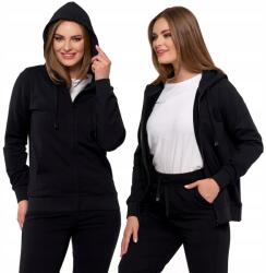 Moraj Cipzáras női melegítőfelső kapucnival és zsebekkel Casual 3XL