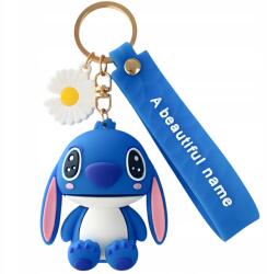 EdiBazzar Kulcstartó maci táska Stitch margaréta maci kék kézitáska ajándék (5905884003527)