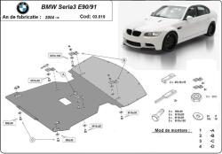 Scut Motor - Румъния Метална кора под двигател BMW 3 Ser (E90) от 2008 до 2011 (73593)