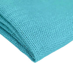 Belatex Art Természetes Juta Szövet 140cm széles 1 méter. Türkiz (JUT140-KOLOR_17-3)