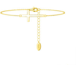 BeSpecial Bratara argint 925 cu cruciulita placata cu aur 14k (BRR96)