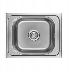 Kuchinox Süllyesztett Mosogató 40x50CM 1 Rekeszes Acél Len (SKO310T)