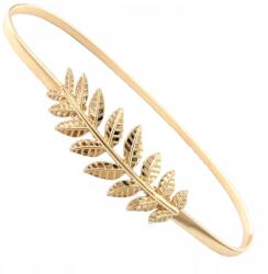 EdiBazzar Fém öv ruha rugós snake páncél női elegáns levél (Metalowy pasek do sukienki sprężynka snake)