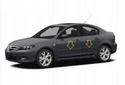 Martig Mazda 3 2004-2013 Króm oldalsó biztonsági ajtó díszlécek