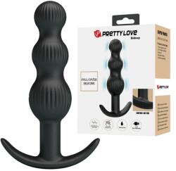  Анален вибратор с три релефни топчета, 10, 9см. - Pretty Love Sidney (DEBRA01871)