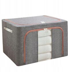 EdiBazzar XL-es tárolódoboz, erős, nagy méretű táska ruhákhoz, ágyneműhöz, takaróhoz, szekrénybe (Pokrowiec Organizer do szafy na pościel koc)