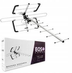 Spacetronik DVB-T2 antenna, kültéri, Spacetronik EOS L Combo, fekete, digitális TV (EOS L Combo)