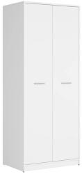 BRW Двукрилен гардероб nepo plus szf2d бяло