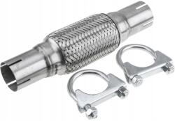 NTY Kipufogó Rugalmas Csatlakozó 45MM x 250MM Rozsdamentes Acél Bilincsek UV-009