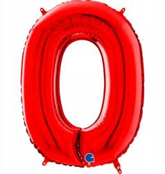 Grabo Léggömb Grabo szám 0 piros 66cm