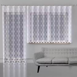 Wisan Elegáns jacquard függöny fehér mintás Miriam 250x250cm 623832 Akció! (__gotowamiriam250x250__)