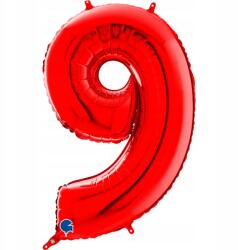 Grabo Léggömb Grabo 9-es szám piros 66cm