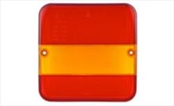 WESEM A. 41000. Zetor hátsólámpa búra az LT2.26600, -lámpához. kristályos, átlátszó kivitel, 2 csavaros felfogatással. Méretei: 140x140mm (A.41000) - szervizfelszereles