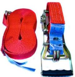  Rakományrögzítő komplett ERGO erősített 5T 10M 5cm vastag piros német szabvány (európai szabvány + certifikát) (GMP5T10M) - szervizfelszereles