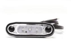 WAS Felső helyzetjelző, 3 LED-es első, 12/24V (1408W121)