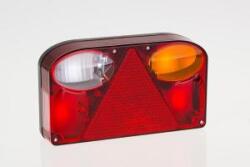 Fristom Hátsólámpa 4 ovál résszel háromszög prizmával JOBB oldal (tolatós) +rendszám 238mm x 138mm x 55mm (FT-88) (FT-088PCOF) - szervizfelszereles