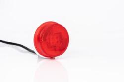 Fristom ! ! ! ÚJDONSÁG! ! ! - Szélességjelző 12-24V Kerek sík hátoldlalas Piros 4 LED-es átm. : 80mm (FT-60C LED) (FT-060CLED) - szervizfelszereles