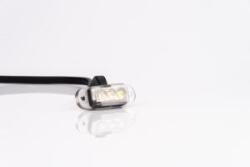 Fristom ! ! ! ÚJDONSÁG! ! ! - Szélességjelző mezőgazdaságban használható 12V! ! ! 3LED-es sík hátoldalas QS150 csatlakozóval Fehér 46mm x 15mm (FT-90B LED) (FT-090B) - szervizfelszereles