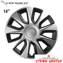 Versaco Тасове за джанти 14'' Versaco Stratos Silver / Black (56022) - steficenter