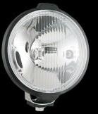 WESEM HO2.15160. Szúrófényű, nagy kerek fekete ködfényszóró, műanyag házzal fehér üveggel +helyzetjelzővel. Méretei: 183x97mm. Felfogatás: alul M10, -es csavarral. H3 és T4W izzós kivitel, izzók nélkül. 0, 