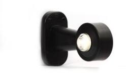 WAS Szélességjelző 12V/24V LEDes piros/fehér 90fokos hosszú egyenes BAL oldal 135mm kinyúlás (139L) (139L-W21.6) - szervizfelszereles