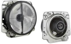 WESEM RE. 15912. VW Golf II Tuning Fényszóróbetét +keret+ felszerelési alaplap. H4 izzós kivitel, helyzetjelzővel. Méretei: 182x93mm. Alaplap legnagyobb szélessége: 218mm. Izzókkal szerelve. Jobb-Bal (RE.15