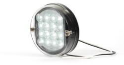 WAS ! ! ! AKCIÓ! ! ! a készlet erejéig - Univerzális kerek 16LED-es Tolatólámpa, 12V, átm. : 115mm, vast. : 37mm, csavartáv. : 46mm (172-W33) (172-W33) - szervizfelszereles