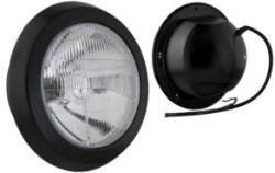 WESEM 0215.44101 Fényszóró STAR Jelcz, komplett FÉM házas, kerettel. 12V H4 + 12V T4W izzóval átm. : fényszóróbetét átm: 178mm, ház átm. : 232mm, ház vast. : 156mm (0215.44101) - szervizfelszereles