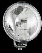 WESEM HOS2.38800. Szúrófényű nagy kerek fekete ködfényszóró, műanyag házzal fehérüveggel 1 LED 12V-s körhelyzetjelző 183mm átmérő 97mm mély H3, -as izzó nélkül, de12V, -os T4W izzóval. 0, 15m bekötési kábel