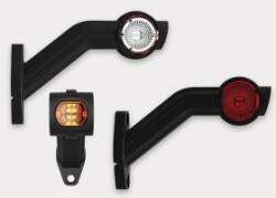 Fristom Szélességjelző 12-24V LED-es Piros/Fehér/Sárga nagy ferde JOBB oldal, 190mm kinyúlás (FT-140FP) (FT-140FPLED)