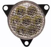 Dasteri Univerzális kerek 7LED-es Első Helyzetjelző, 9-33V, Háromfüles felfogatás, átm. : 55mm, vast. : 39mm, furattáv. : 61mm - DSL0400FT (DSL0400FT) - szervizfelszereles