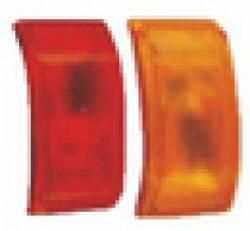 SERTPLAS Hátsólámpa Busz Ikarus/MAN/Neoplan sárga INDEX, ívelt, 262x134mm (0183LUS) (0183LUS) - szervizfelszereles