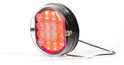 WAS Univerzális kerek 12LED-es Hátsólámpa, 1funkciós: helyzetj. , 12V, átm. : 115mm, vast. : 37mm, csavartáv. : 46mm (174-W34) (174-W34) - szervizfelszereles