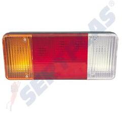 SERTPLAS Hátsólámpa Iveco JOBB oldal +TOLATÓ (vezetékes - 30cm), 304x132mm, vast. : 79mm (0153LRSB61) (0153LRSB61) - szervizfelszereles