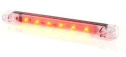 WAS W87, -es tipuscsalád. 681. Hosszú, csík alaku 6 Led, -es FÉKLÁMPA , átlátszó búrával. 12-24V, -os kivitel. Méretei: 237X21mm. Vastagság: 22mm. Furattávolság: 212mm. Vízállóság: IP6K9K (681-W87) - szer
