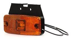 WAS Szélességjelző 12-24V téglalap alakú SÁRGA 2LED-es +tartó 111x76mm (223z-W46) (223z-W46) - szervizfelszereles