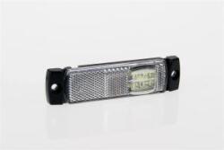 Fristom Szélességjelző 12-24V téglalap alakú sík hátoldalas fehér szélén 4 LED-es 130mm x 32mm (FT-18B LED) (FT-018BLED) - szervizfelszereles