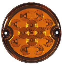 Dasteri Irányjelző kerek sárga 12LED-es 9-33V átm. : 95mm, vast. : 31mm, furattáv. : 80mm - DSL-210DIR (DSL-210DIR) - szervizfelszereles