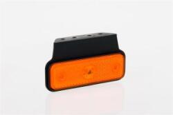 Fristom Szélességjelző 12-24V téglalap alakú sárga 2 LED-es +tartó 118mm x 60mm (FT-4Z+K LED) (FT-004Z+KLED) - szervizfelszereles