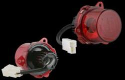 WESEM LA3.23915 Univerzális kerek hátsó ködlámpa, sülyeszthető vízhatlan kivitel. AMP csatlakozóval. Rögzíthetőség: 3 füllel, 120 fokos elosztásban. Izzó nélkül. Méretei: 55x84/37mm. LA3 tipuscsalád. Lásd: 