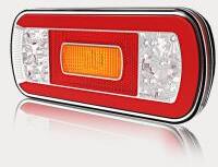 Fristom Hátsólámpa 12-24V ovális, LED-es 5 funkciós (+tolató +rendszámvilágítás) +1m kábel 220mm x 100mm x 50mm (FT-130 LED) (FT-130COFLED) - szervizfelszereles