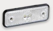 Fristom Szélességjelző 12-24V téglalap alakú fehér 2 LED-es +gumilap 102mm x 36mm (FT-4B LED) (FT-004BLED) - szervizfelszereles