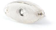 WAS Szélességjelző 12V/24V ovális alakú fehér 1 ledes középen 120mm x 46mm (306p) (306p-W64) - szervizfelszereles