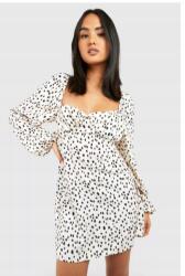 Boohoo M8F008 Mintás Ruha ruha hosszú ujjal Boohoo M