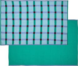 Hübsch Pătură de picnic Tento, 140 x 200 cm, albastru-verde (702103) Patura