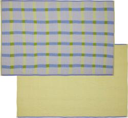 Hübsch Pătură de picnic Tento, 140 x 200 cm, albastru-galben (702104) Patura