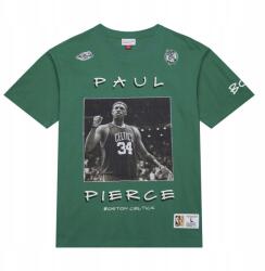 Mitchell & Ness Mitchell Ness Nba Heavyweight Logo Boston Celtics Paul Pierce T-shirt M (TCRW6611-BCEYYPPIKYGN)
